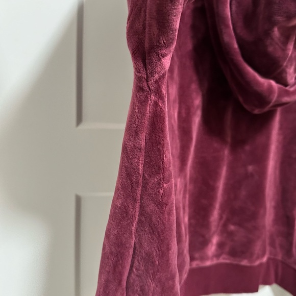 Adidas Original Velour Crop Hoodie - Picture 4 of 5